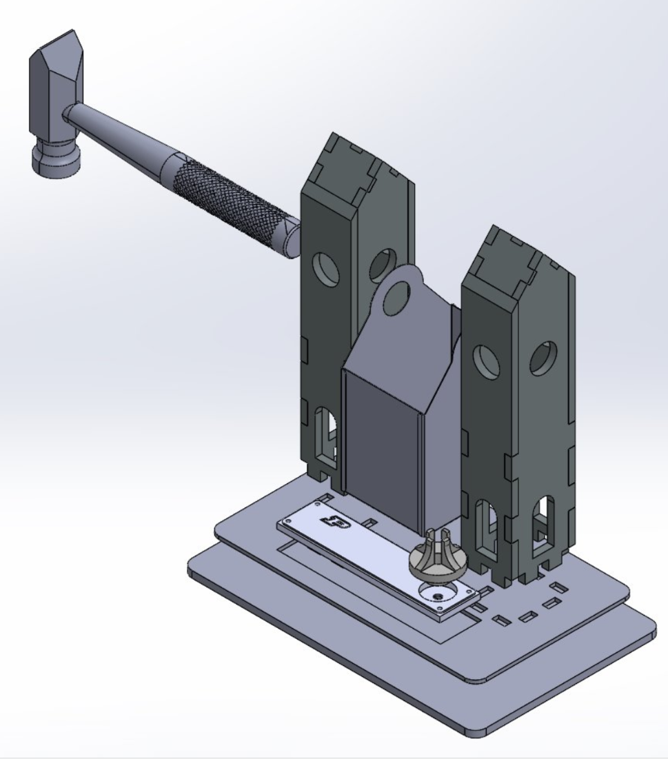 Exploded CAD assembly